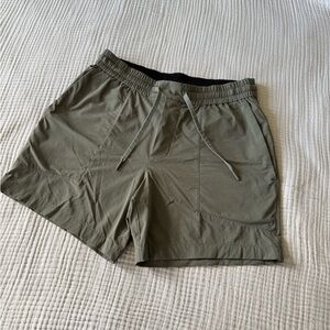 Lululemon 5” Bowline Athletic Shorts - Olive Green, Medium, Used